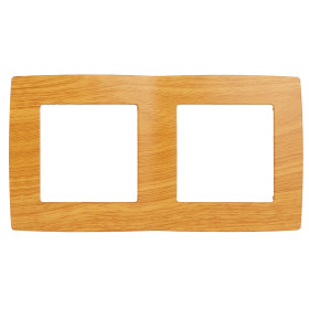 ЭРА 12-5002-07 Рамка на 2 поста, Эра12, ольха (10/100/2500)