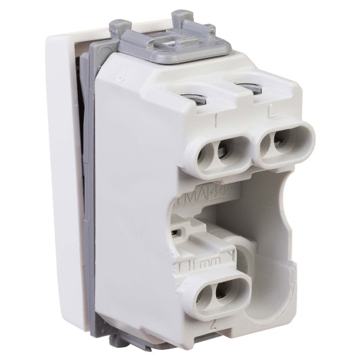 Переключатель модульный, Avanti, белое облако, 1 модуль