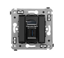 DKC Avanti USB 3.0 розетка одинарная в стену, тип А-А, 