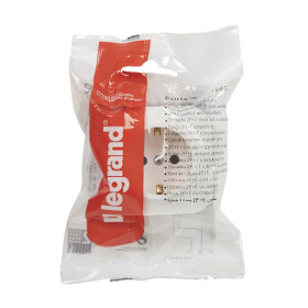 Legrand Quteo Белый Розетка с/з с шт.