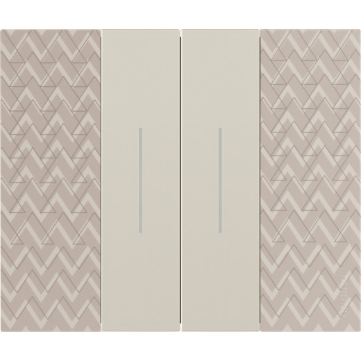 LIVING NOW. Декоративная рамка 2 модуля.Цвет 