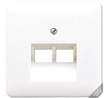 JUNG CD 500/CD plus Бежевая Накладка 2-ой наклонной ТЛФ/комп розетки