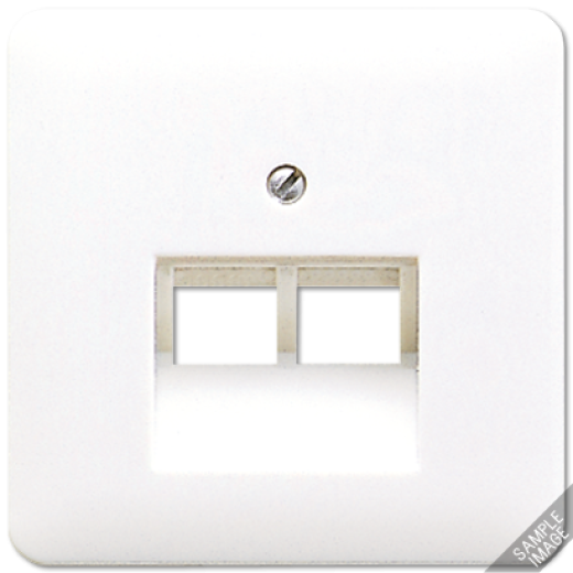 Крышка для сдвоенной телефонной и компютерной розетки  UAE