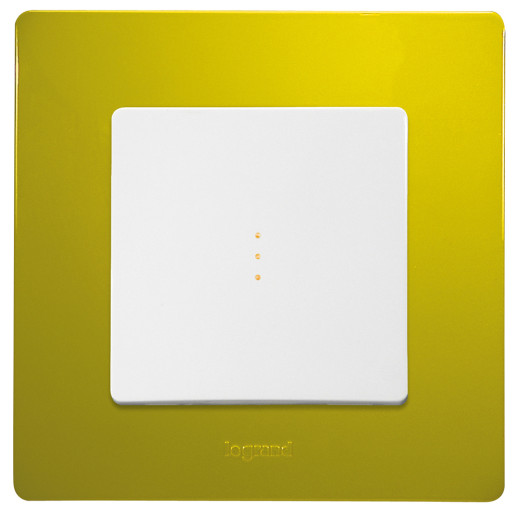 Рамка 1 пост - Legrand Etika - зелёный папоротник