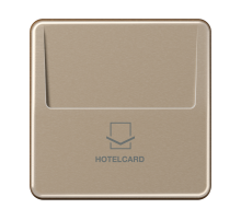 JUNG Накладка-картодержатель для балансирных механизмов 531U, 532U, 533U, 534U термопласт золотая бронза CD500