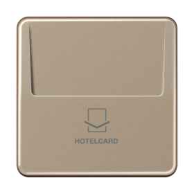 JUNG Накладка-картодержатель для балансирных механизмов 531U, 532U, 533U, 534U термопласт золотая бронза CD500