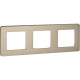 Рамка 3 поста - Legrand/Daccord Inspiria - шампань