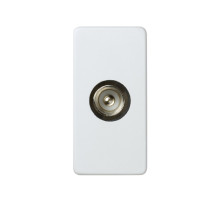 Simon 27 Мех Белая Розетка TV узкая, пайка