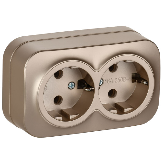 GLORY Роз. 2-я с з/к без з/ш о/у 16А РС22-3-ХШм шамп. м. IEK