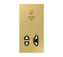 JUNG Накладка бритвенной розетки, латунь Classic