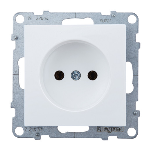 SUNO. Силовая розетка 2К 16А 250В. Винтовые зажимы. Цвет 