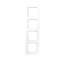 JUNG A creation Белая Рамка 4-ая