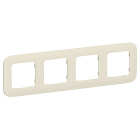 FLITE Рамка 4-мест. РУ-4-А-ФлСл сл IEK