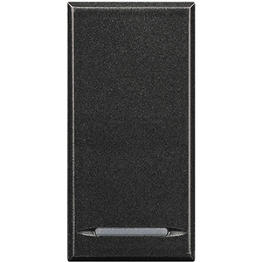 Axolute Кнопка 1Р (NO) 16 А 250 В~ цвет антрацит