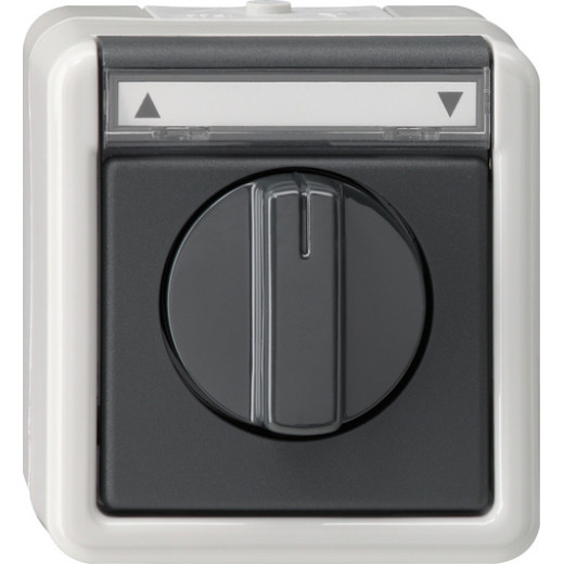 Управление жалюзи с ручкой с полем для надписи IP44