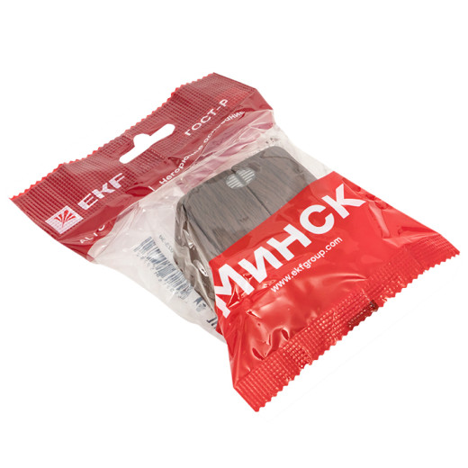 Выключатель 2-клавишный ОП Минск 10А с индикатором тёмное дерево EKF