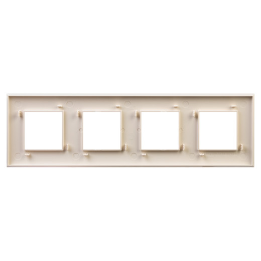Рамка 4 поста (8 мод.), Avanti, ванильная дымка