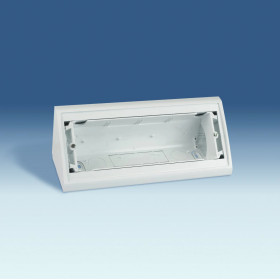 Simon 82 Centr. Слоновая кость Коробка монтажная угловая для рамок на 8 узких модулей