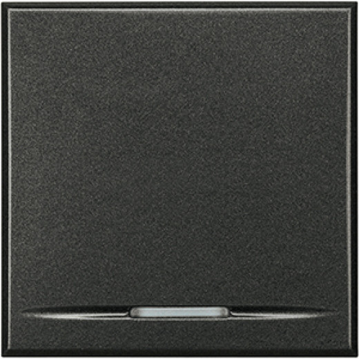 Axolute Переключатель промежуточный 1Р 16 А 250 В~ – 2 модуля, цвет антрацит