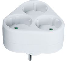 Navigator Разветвитель 94 694 NAD-S-3X-WH 3 гн. (треугольник) б/з