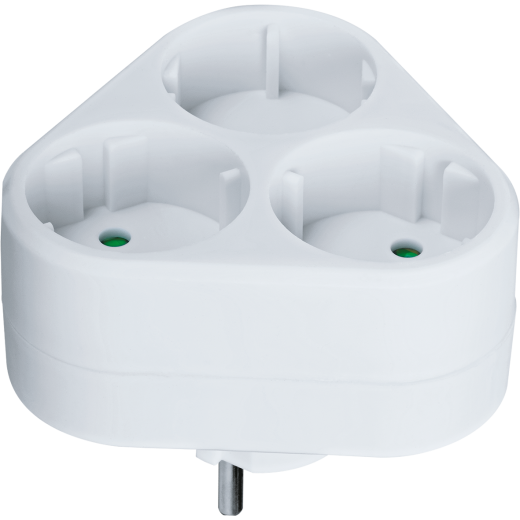 Разветвитель Navigator 94 694 NAD-S-3X-WH 3 гн. (треугольник) б/з