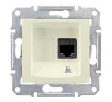 Schneider Electric Sedna Беж Розетка компьютерная 1-ая RJ45 кат. 5e UTP