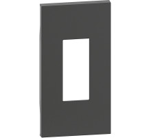 BT Living now Черный Лицевая панель для телеф и комп розеток 2 модуля.