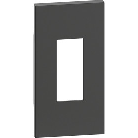 BT Living now Черный Лицевая панель для телеф и комп розеток 2 модуля.