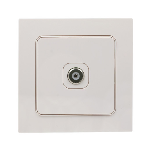 Стокгольм Механизм Розетки TV 1-местной 75Ом 5-862МГц винтовые клеммы белый EKF PROxima