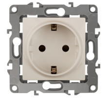 ЭРА Розетка Серия 12 12-2001-02 с заземлением 2P+E Schuko 16A-250В IP20 без м.лапок слоновая кость