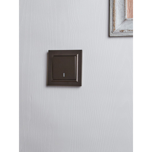 BRITE Выключ. 1-кл. прох. с инд. 10А ВС10-1-7-БрТБ бр. IEK