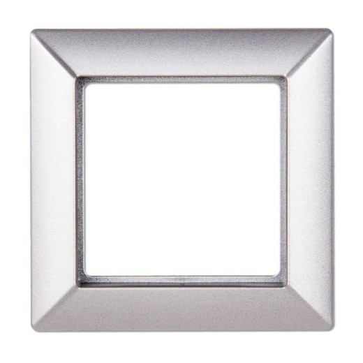 Рамка 1-пост, Eco Profi, термопласт, алюминий