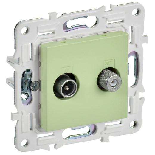 SKANDY Роз. двойная TV+SAT SK-A13M мятн. IEK