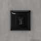 USB 2.0 розетка одинарная в стену, тип А-А, Avanti, черный квадрат