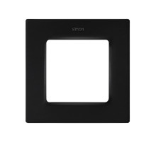 Simon S82 Concept Матовый черный, Рамка на 1 пост