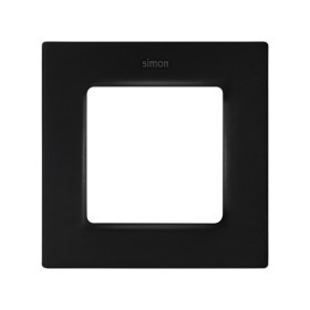 Simon S82 Concept Матовый черный, Рамка на 1 пост