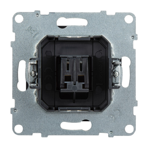 SUNO. Аудиорозетка с пружинными зажимами одиночная. Цвет 