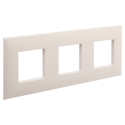 Рамка 3 поста (6 мод.), Avanti, ванильная дымка