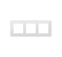 Simon 82 Detail Алюминий/Белая Рамка 3-ая