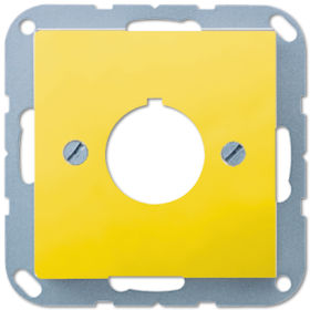 JUNG Крышка для установки специальных изделий, жёлтый