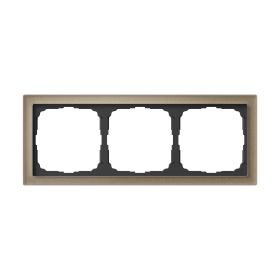 Systeme Electric ArtGallery Pure Органическое стекло Шампань Рамка 3-ая