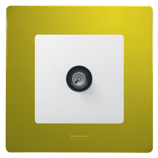 Рамка 1 пост - Legrand Etika - зелёный папоротник