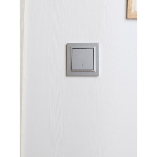 BRITE Рамка 1-мест. IP44 РУ-1-БрА-44 алюм. IEK