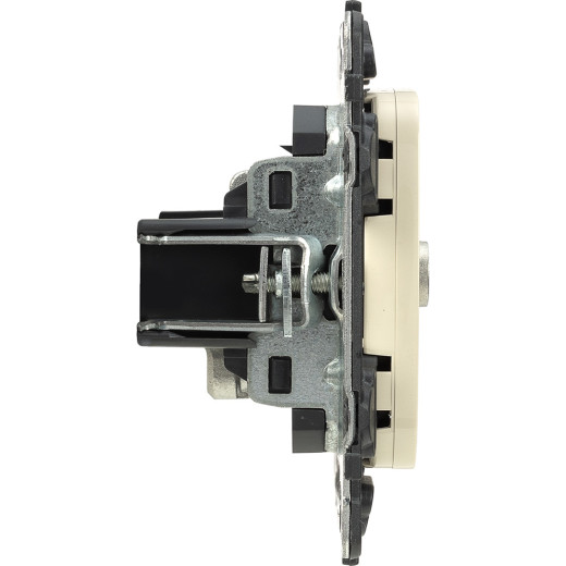 Valena ALLURE.Розетка ТВ оконечная 10дБ 0-862 МГц.С лицевой панелью.Слоновая кость