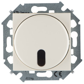 Simon 15 Слоновая кость Светорегулятор с управлением от ИК пульта, проходной, 500Вт, 230В, винт.зажим