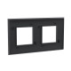 Рамка 2 поста (4 мод.), Avanti, черный матовый