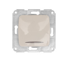 KRANZ DEA Выключатель 1кл (инд) с/у 10А меx. Беж