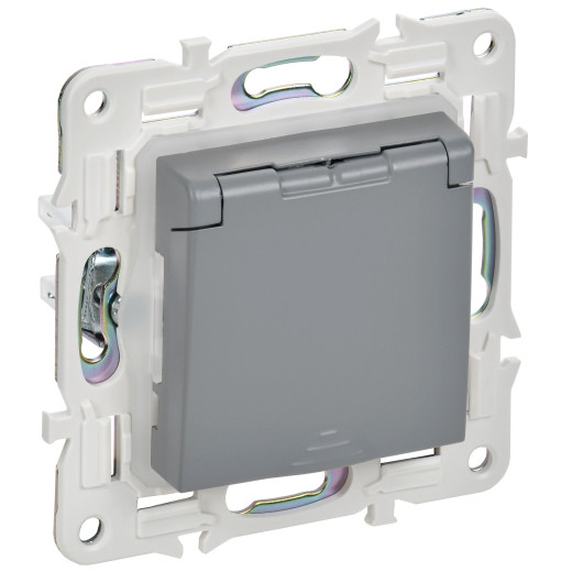 SKANDY Роз. з/к/ш кр. 16А IP44 SK-R11Gr сер. IEK