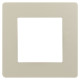 Рамка для розеток и выключателей ЭРА Серия 12 12-5101-02 на 1 пост, Сатин, слоновая кость