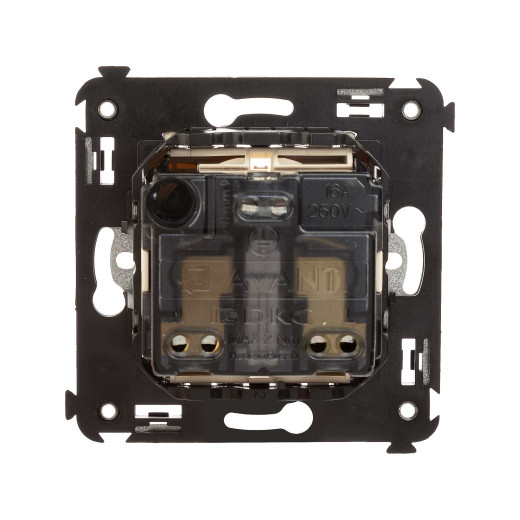 Розетка в стену, 2P+E, с з/ш, Avanti, ванильная дымка